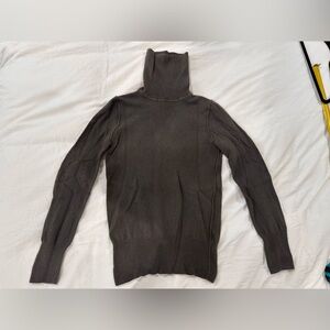 J.Crew- Wool, Cashmere, Nylon Blend Turtleneck Sweater Grey